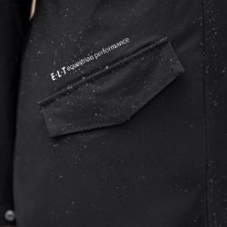 Manteau équitation femme imperméable Performance ELT noir