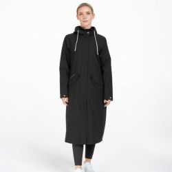 Manteau équitation femme imperméable Performance ELT noir