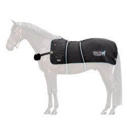 Couverture chauffante massante cheval Health + Care TecSupreme Waldhausen noir