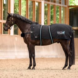 Couverture chauffante massante cheval Health + Care TecSupreme Waldhausen noir
