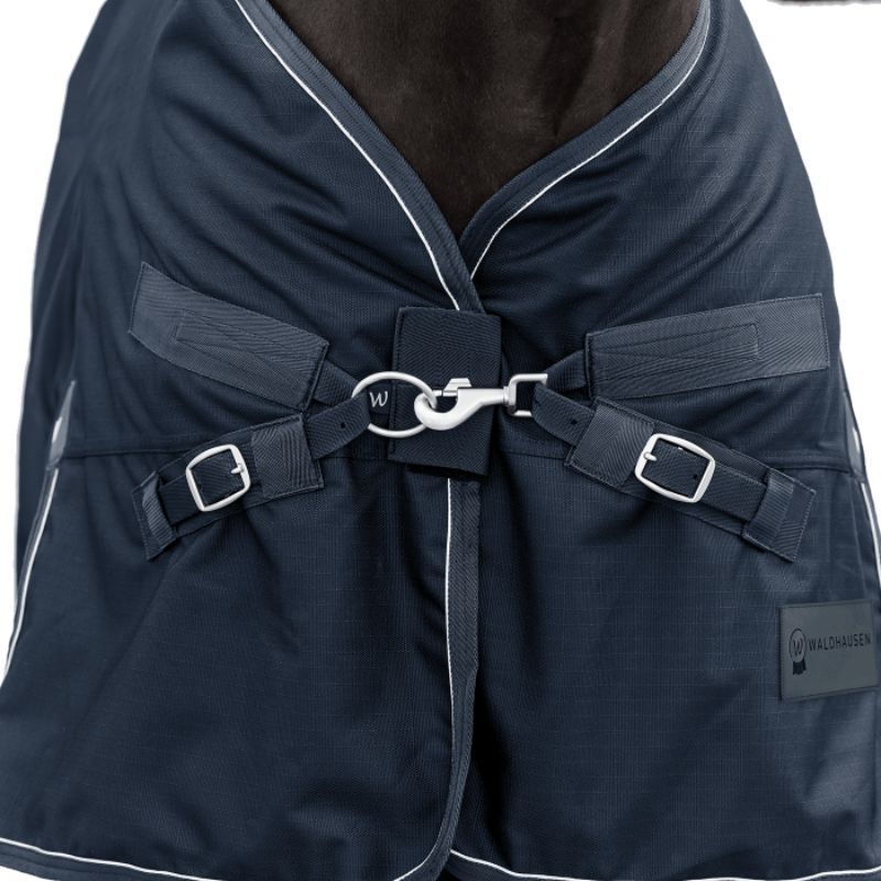 Couverture extérieur cheval Scandic Multi-Layer 50/150g Waldhausen bleu nocturne
