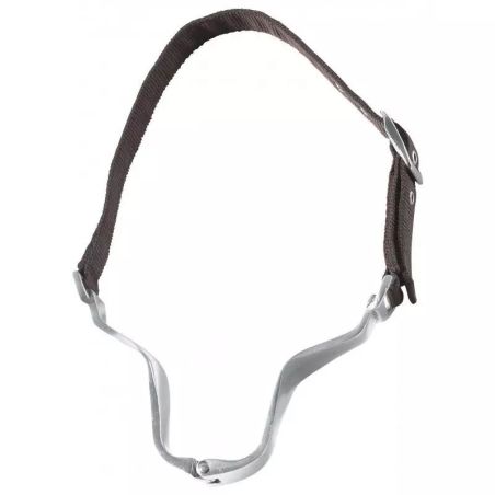 Collier anti-tiqueur cheval courroie nylon cuir
