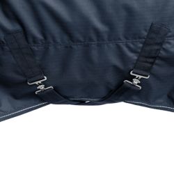 Couverture extérieur cheval Nordic 100g encolure haute Waldhausen bleu nocturne