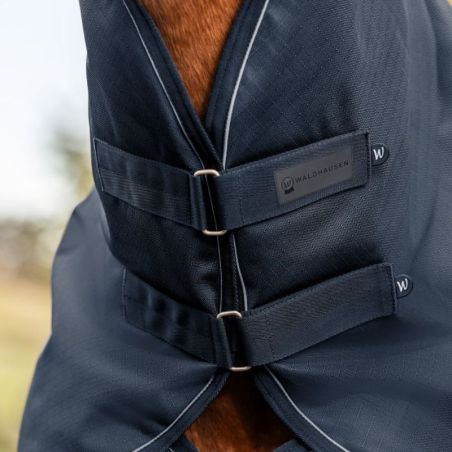 Couvre-cou cheval Scandic 100g 1200d Waldhausen bleu nocturne