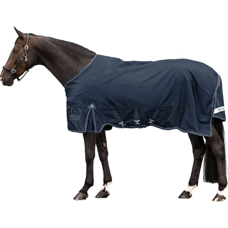 Couverture extérieur cheval Scandic Multi-Layer 250/100g 1200d Waldhausen bleu nocturne