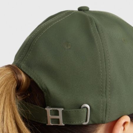Casquette équitation Ciel Harcour vert trèfle