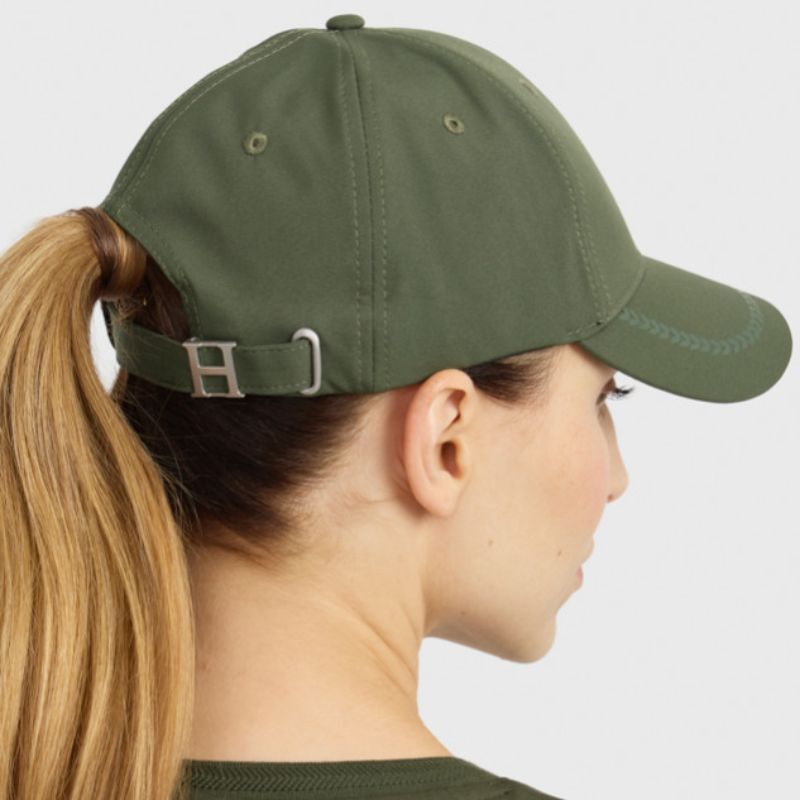 Casquette équitation Ciel Harcour vert trèfle