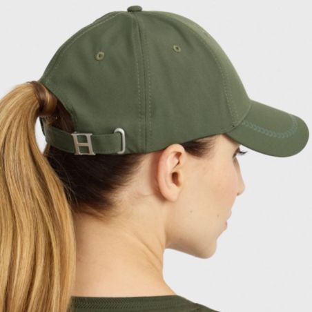 Casquette équitation Ciel Harcour vert trèfle