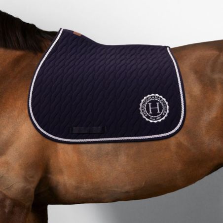 Tapis de selle cheval Caelius Harcour marine