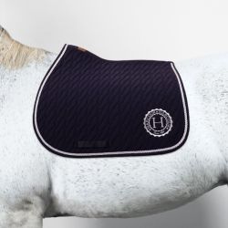 Tapis de selle cheval Caelius Harcour marine