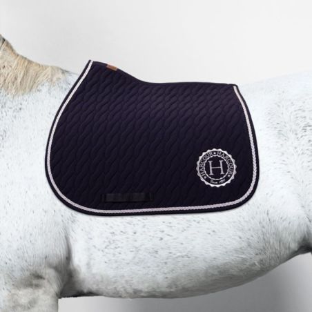 Tapis de selle cheval Caelius Harcour marine