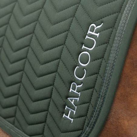 Tapis de selle cheval Cobalt Harcour vert trèfle
