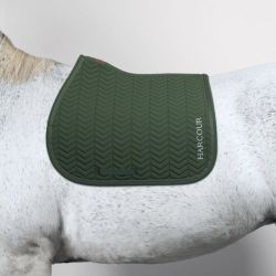 Tapis de selle cheval Cobalt Harcour vert trèfle