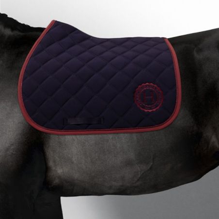 Tapis de selle cheval Chimène Harcour marine