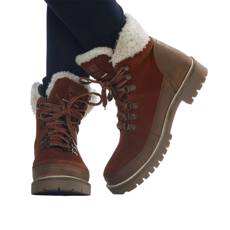 Boots équitation femme hiver Berga Flags&Cup rouille