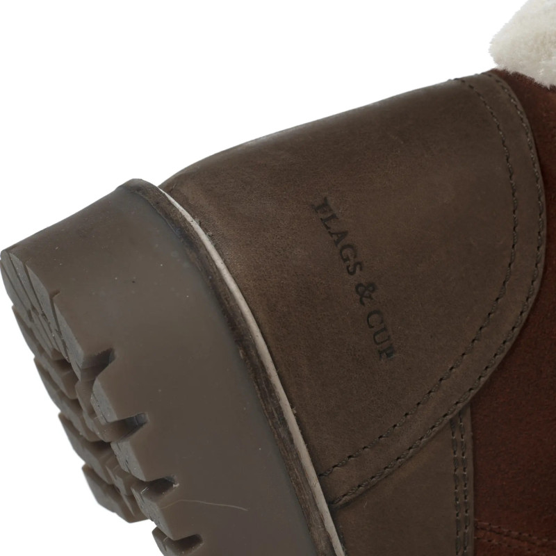 Boots équitation femme hiver Berga Flags&Cup rouille