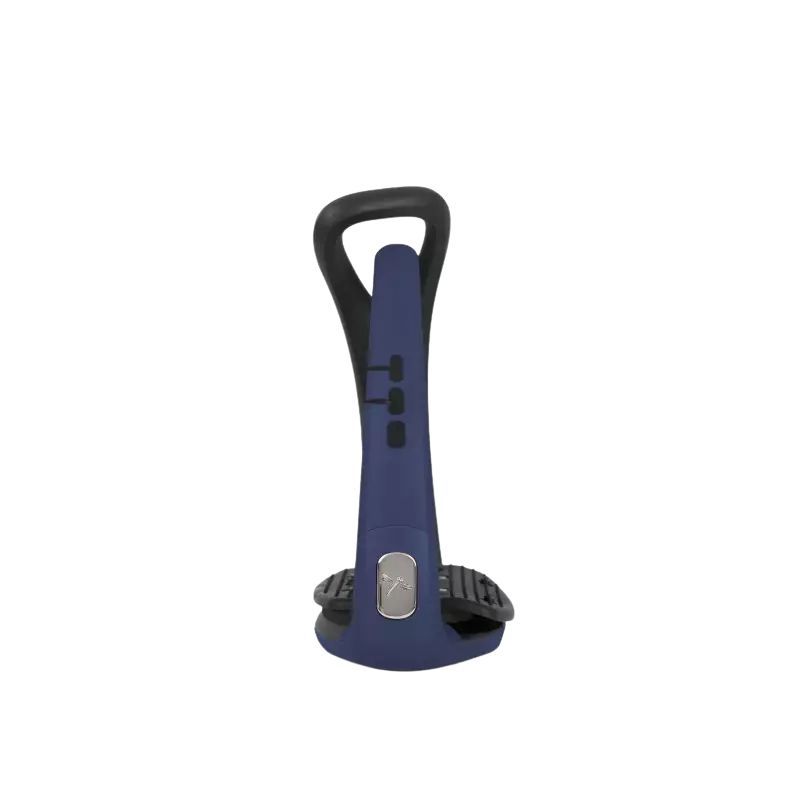 Etriers de sécurité équitation New Soft'Up Pro Freejump marine brillant
