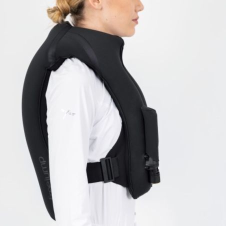 Gilet airbag équitation Tubeless Airvest Plume Freejump noir