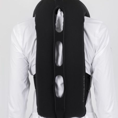 Gilet airbag équitation Tubeless Airvest Plume Freejump noir