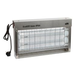 Tue-mouches électrique 2x15W IPX4 EcoKill Inox