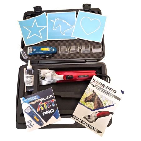 Pack tondeuses cheval Kare Pro 200 et Slick Liveryman