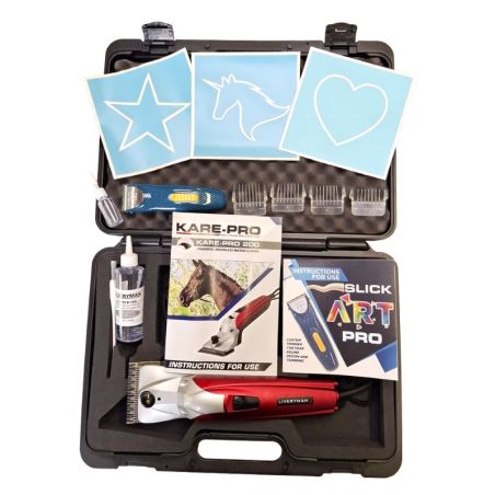 Pack tondeuses cheval Kare Pro 200 et Slick Liveryman