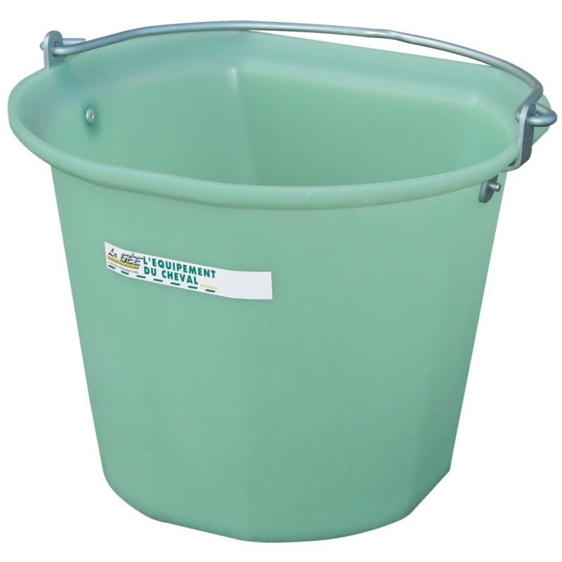 Seau d'écurie résine GM vert clair 23 L La Gée