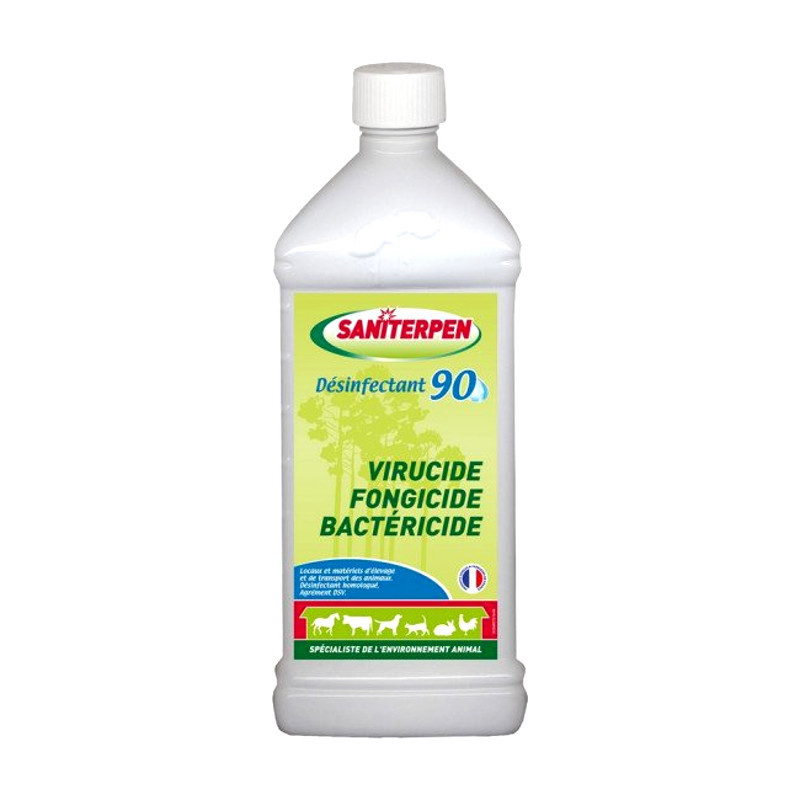 Saniterpan 90 Désinfectant Bactéricide Véricide Fongicide - 1 litre