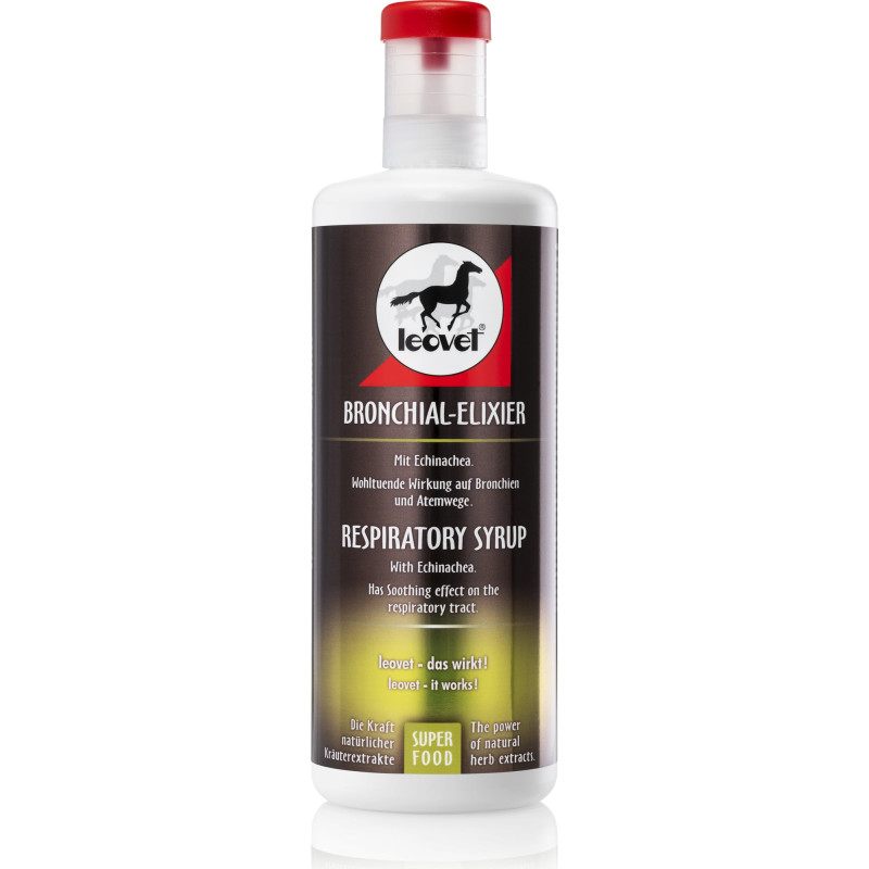 Bronchial Elixier 1 L, Leovet, Respiration et Toux cheval - Le Paturon