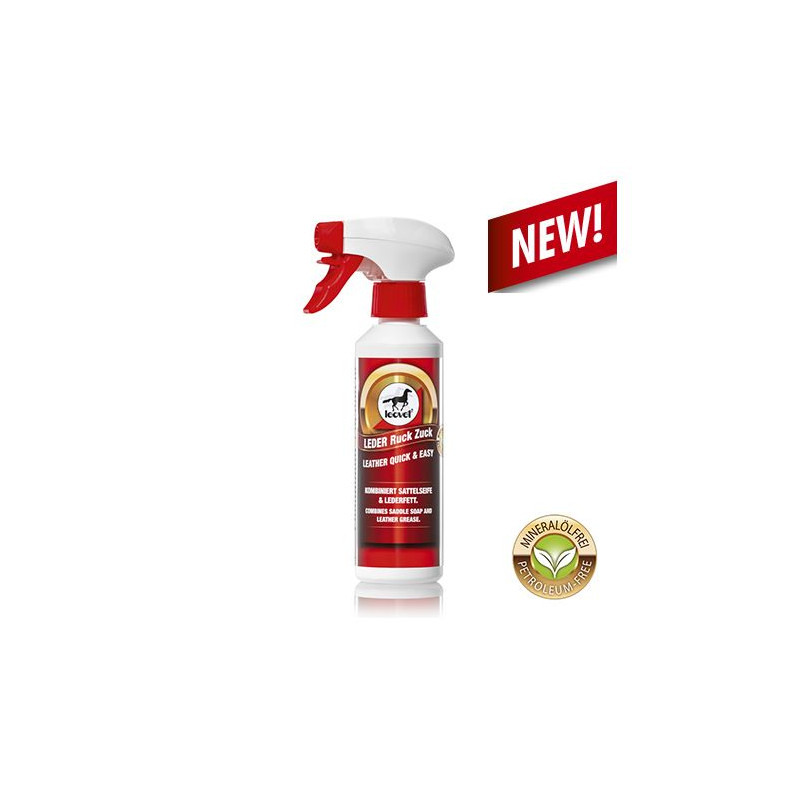 Nettoyant et Nourrissant cuir 2 en 1 spray 250 ml  LEOVET
