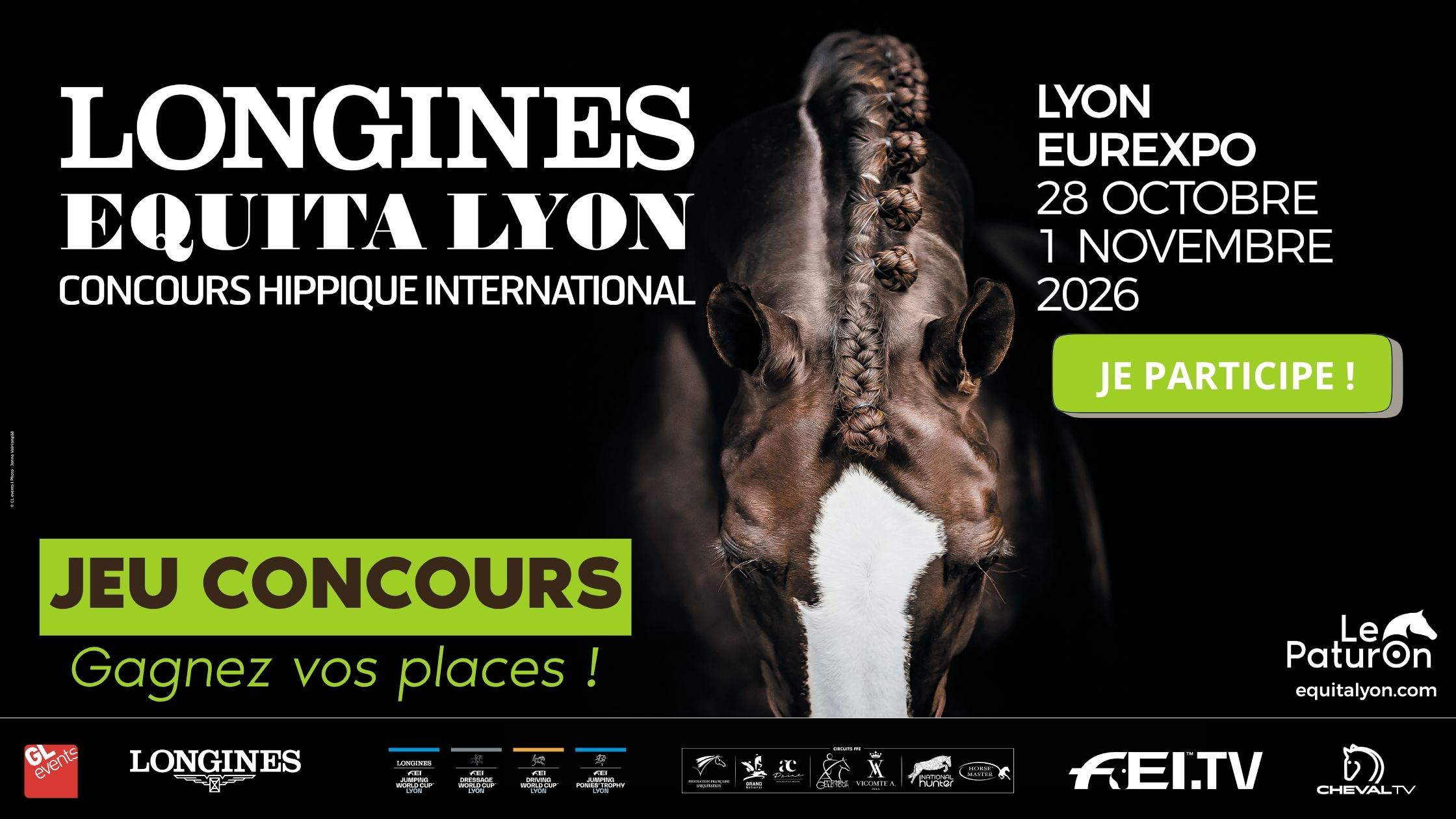 Jeu concours Equita Lyon 2026 - Le Paturon Jeu concours Equita Lyon 2026 - Le Paturon
