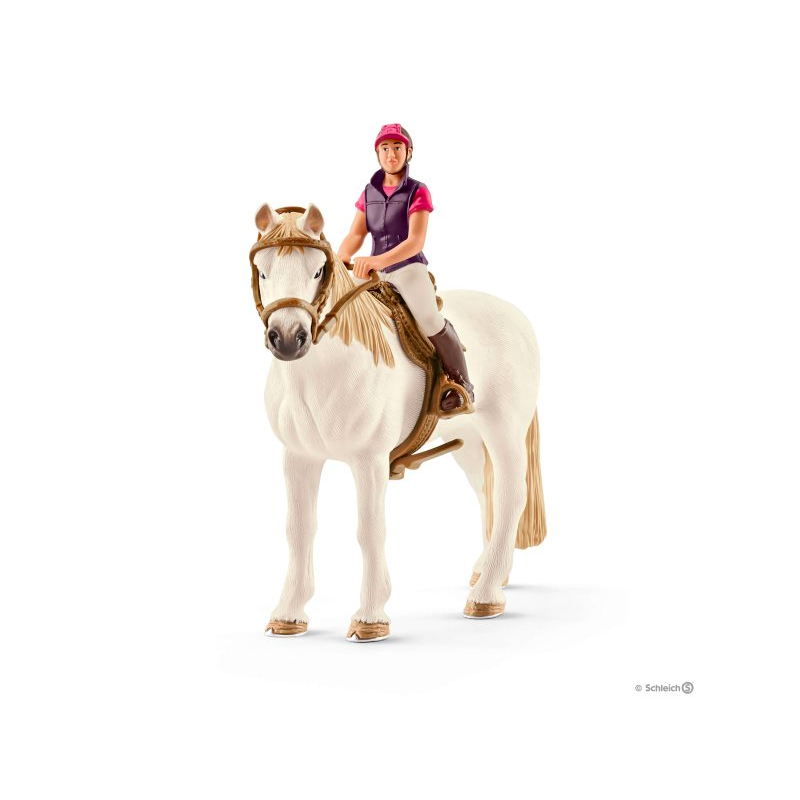 Figurine Cavalière Amatrice Schleich - Le Paturon