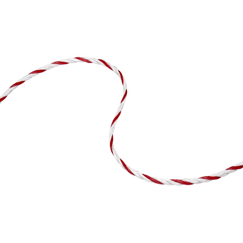 Fil électroplastique Premium en PEHD 400m Speedrite blanc/rouge clôture cheval - Le Paturon