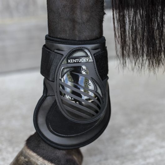 Protège-boulets Kentucky Horsewear Deep velcro long cheval - Le Paturon