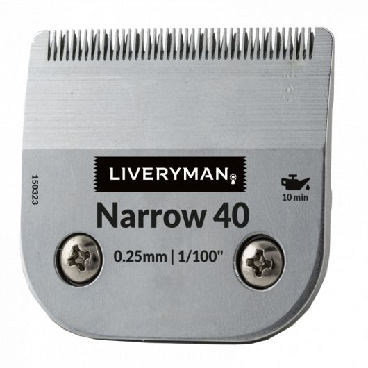 Tête de coupe de finition Liveryman Narrow A5 46mm tonte très fine 0,25mm peigne tondeuse cheval - Le Paturon