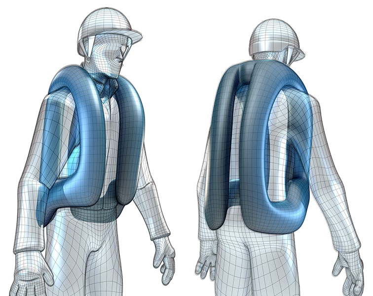 gilet airbag hélite - Le Paturon