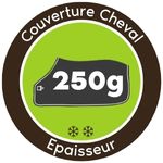 Icône pictogramme Couverture cheval 250g - Le Paturon