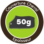 Icône pictogramme Couverture cheval 50g - Le Paturon