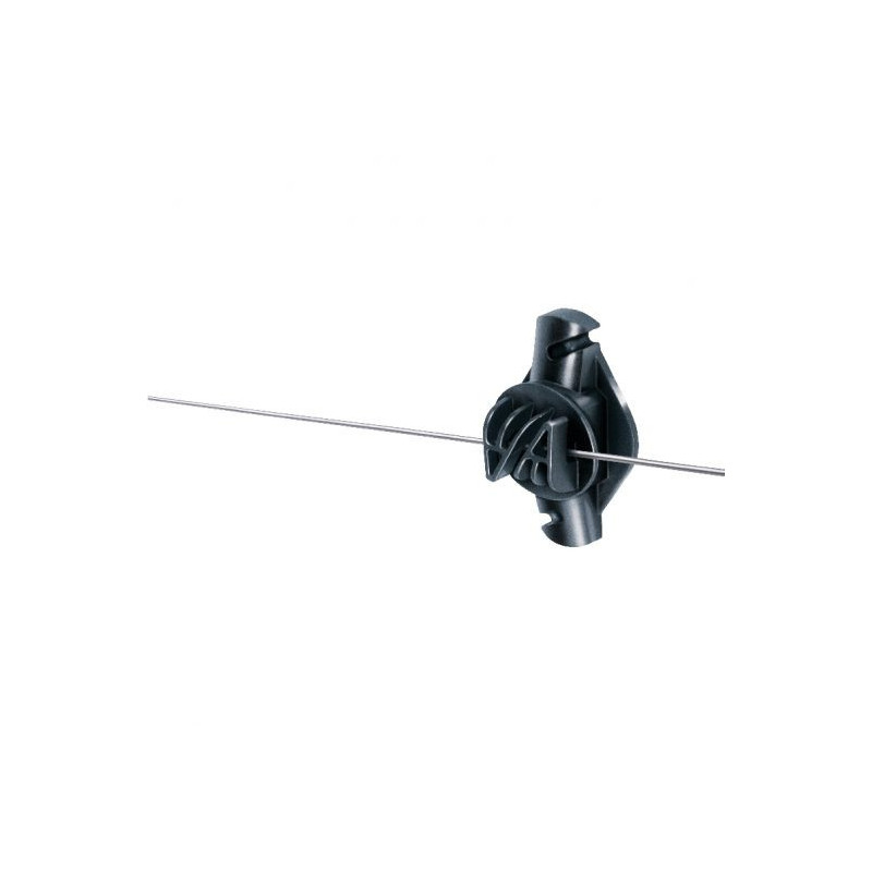 Isolateur W noir Speedrite pour piquet bois clôture cheval lot de 25 - Le Paturon