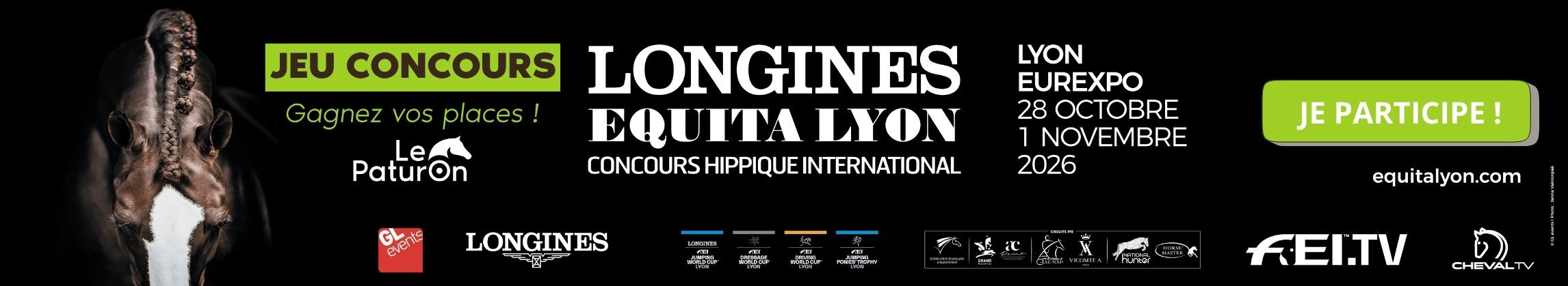 Jeu concours Equita Lyon 2026 - Le Paturon